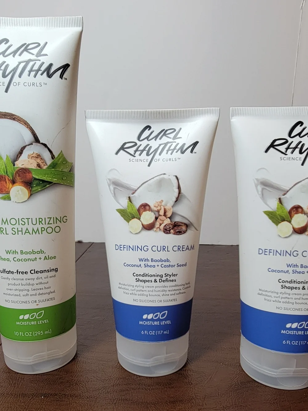 Curl Rhythm Defining Curl Cream And Moisturizing Curl Shampoo Curly Hair